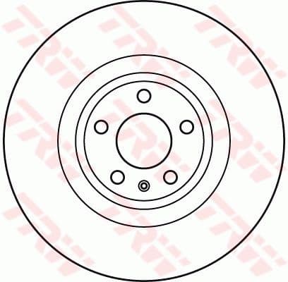 Brake Disc TRW SINGLE DF4695S - image 2