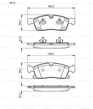 Brake Pad Set, disc brake 0986494672 - image 7