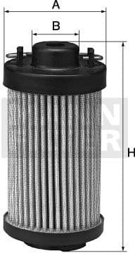 Filter, operating hydraulics HD419/1