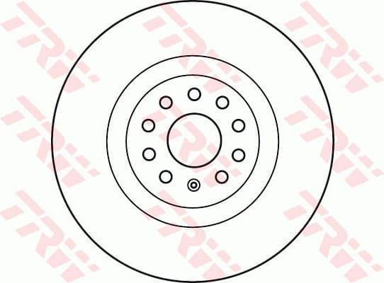 Brake disc, 1pcs FRONT, Top Quality DF6133S - image 4