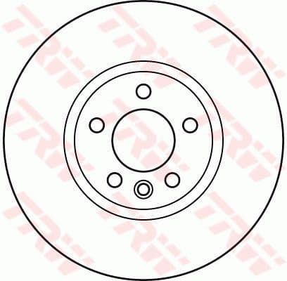 Brake Disc TRW SINGLE DF6124S
