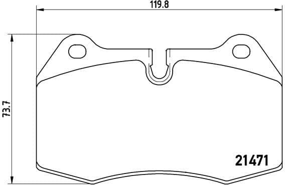 Brake Pad Set, disc brake PRIME LINE P06018