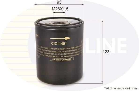 Filter oil CIZ11491 - image 2
