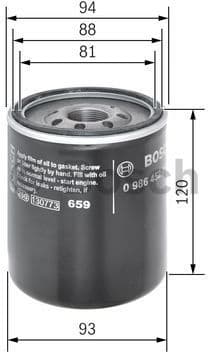 Oil Filter 0986452064 - image 5