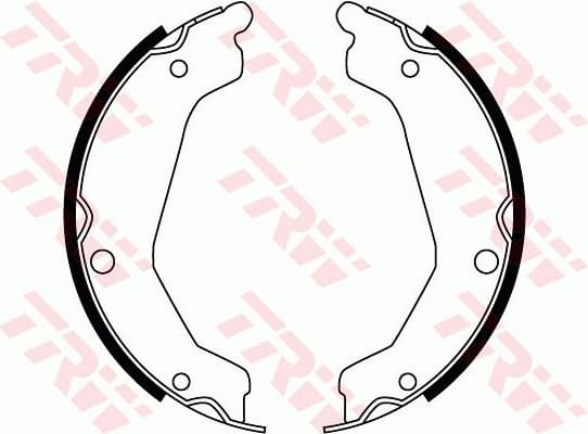 Brake Shoe Set, parking brake GS8763 - image 2