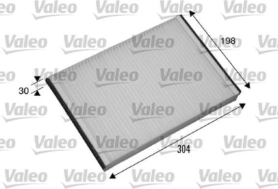 Filter, cabin air VALEO ESSENTIAL 698874