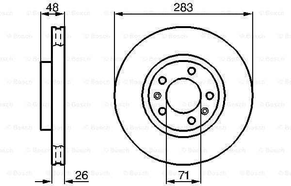 Brake Disc 0986478125 - image 2
