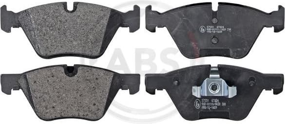 Brake Pad Set, disc brake 37551