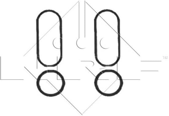 Oil Cooler, engine oil EASY FIT 31338 - image 2