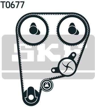 Timing belt kit VKMA93201 - image 2