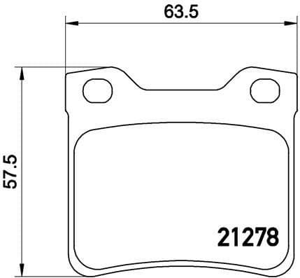 Brake Pad Set, disc brake PRIME LINE P61058