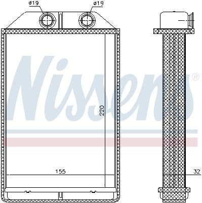 Heat Exchanger, interior heating 70234