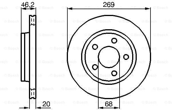 Brake Disc 0986478316 - image 2
