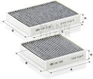 Filter, cabin air CUK21000-2