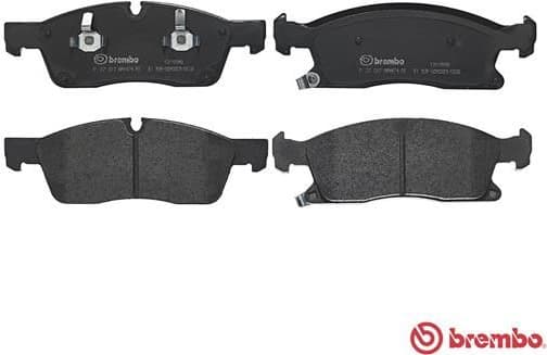 Brake pads front, Top Quality P37017 - image 2