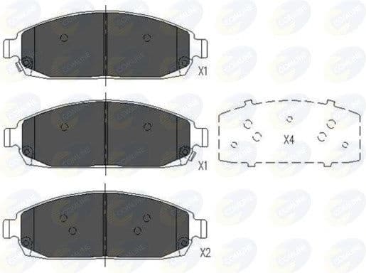 Brake pads front CBP36028