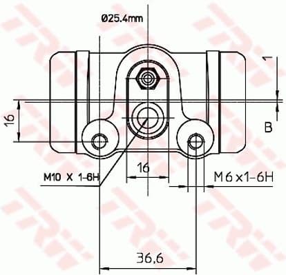 Wheel Brake Cylinder BWL112 - image 2