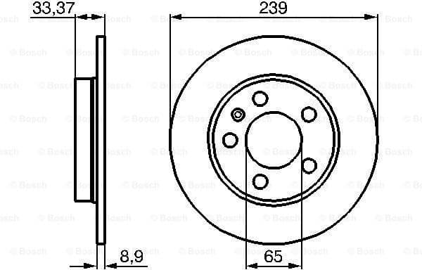 Brake Disc 0986478481 - image 5