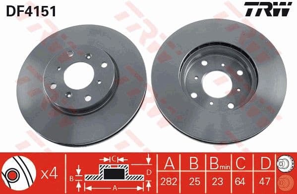 Brake Disc DF4151