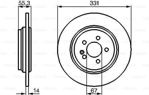 Brake Disc 0986478995 - image 5