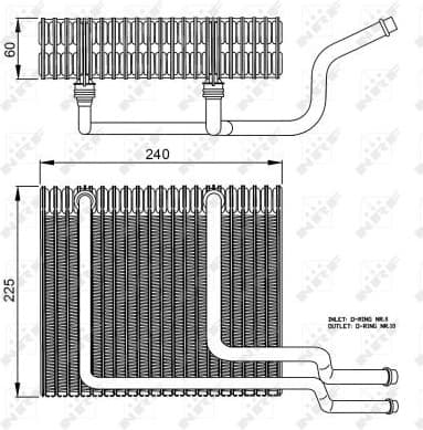 Evaporator, air conditioning EASY FIT 36151 - image 2