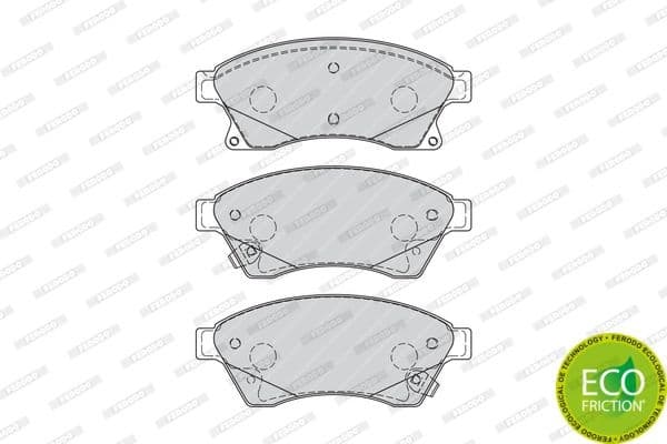 Brake pads front, Top Quality FDB4262 - image 3