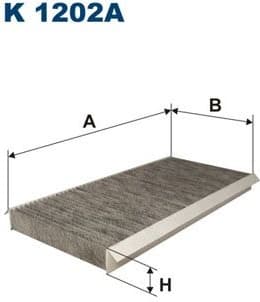 Filter, cabin air K1202A