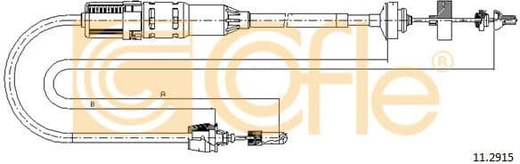 Cable Pull, clutch control 11.2915