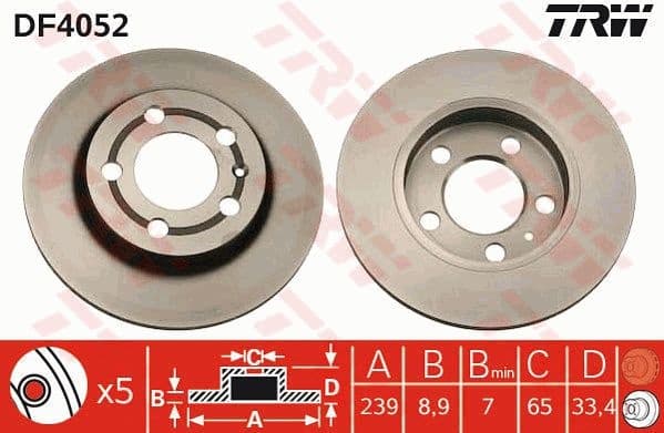 Brake Disc DF4052