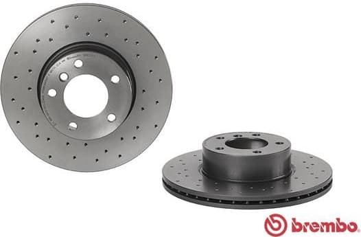 Brake disc, 1pcs FRONT, Top Quality 09.B337.2X - image 2