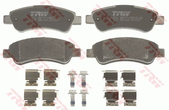 Brake Pad Set, disc brake COTEC GDB1682 - image 2