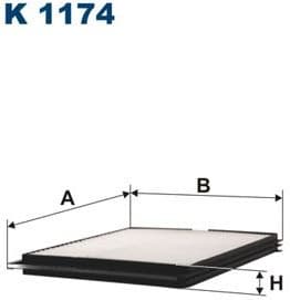 Filter, cabin air K1174