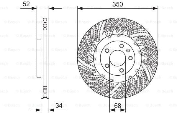Brake Disc 0986479D26 - image 5