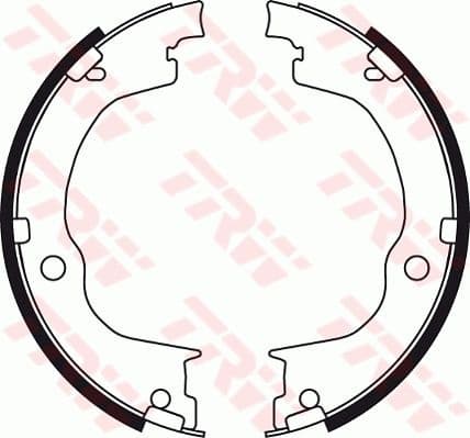 Brake Shoe Set, parking brake GS8749 - image 2