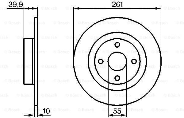 Brake Disc 0986479128 - image 5