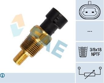 Sensor, coolant temperature 33340