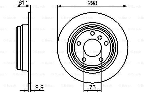 Brake Disc 0986478425 - image 5