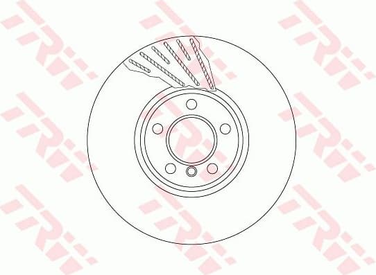 Brake Disc TRW SINGLE DF6612S