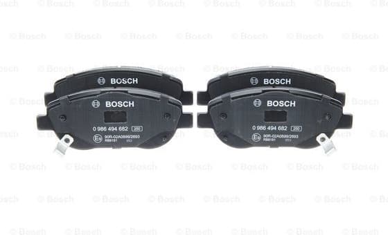 Brake Pad Set, disc brake 0986494682