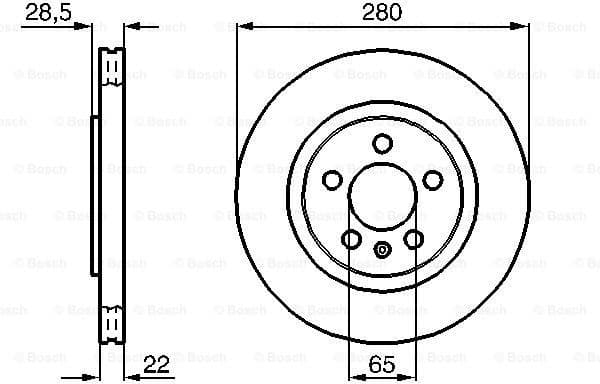 Brake Disc 0986478542
