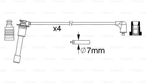 Ignition Cable Kit 0986357149 - image 5