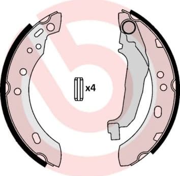 Brake Shoe Set ESSENTIAL LINE S56507
