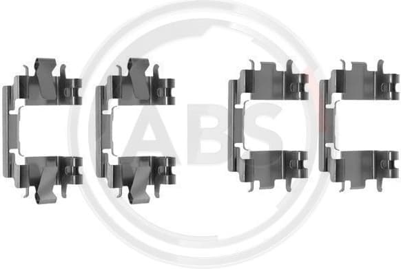 Accessory Kit, disc brake pad 1257Q