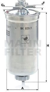 Fuel Filter WK829/1X