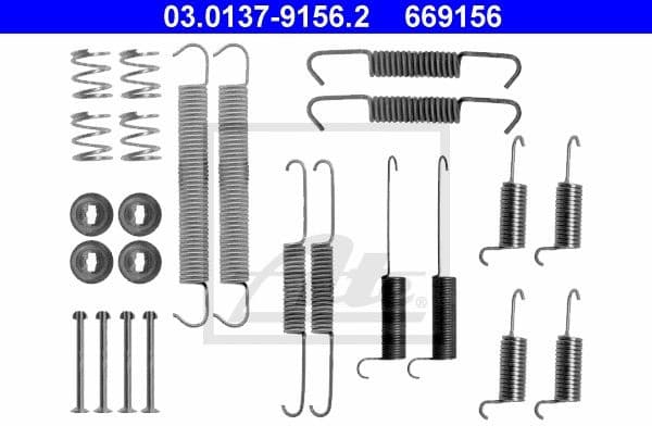 Accessory Kit, brake shoes 03.0137-9156.2