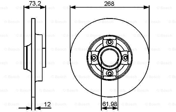 Brake Disc 0986479383 - image 5