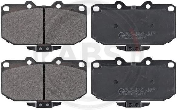 Brake Pad Set, disc brake 37128