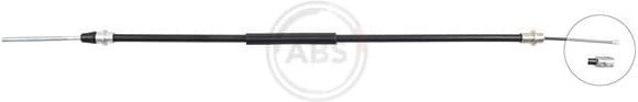 Cable Pull, parking brake K15577
