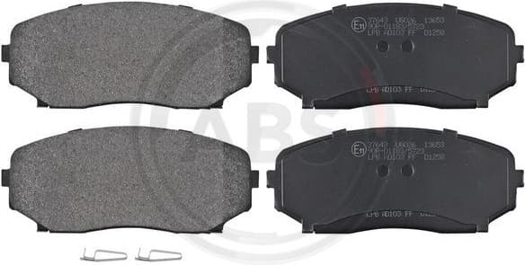 Brake Pad Set, disc brake 37643