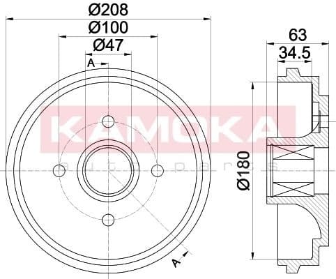 Brake Drum 104046